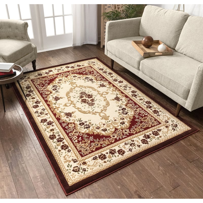 Well Woven Dulcet Versaille Oriental Medallion Persian Area Rug