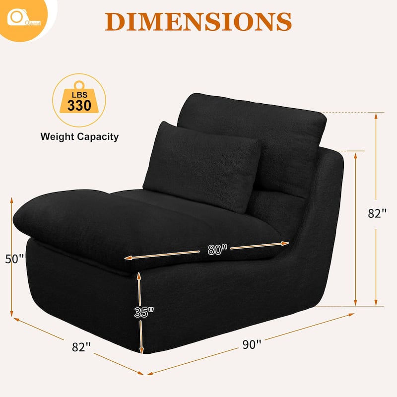 Single Big-Seating Living Room Sofa Set