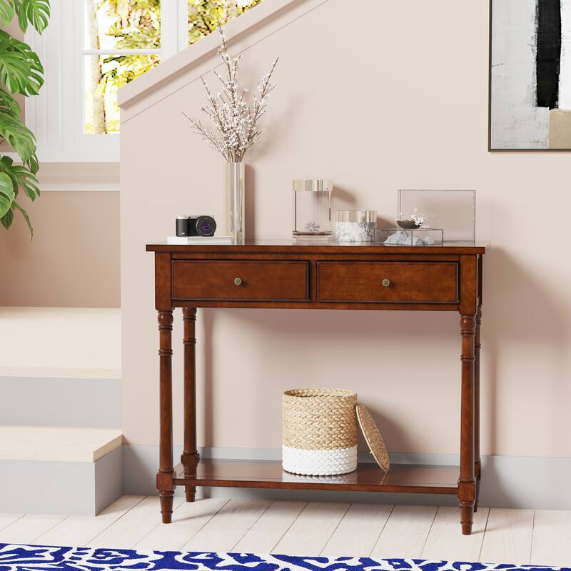 American Solid Wood Sofa Table Cherry Bed Bath & Beyond 35178178