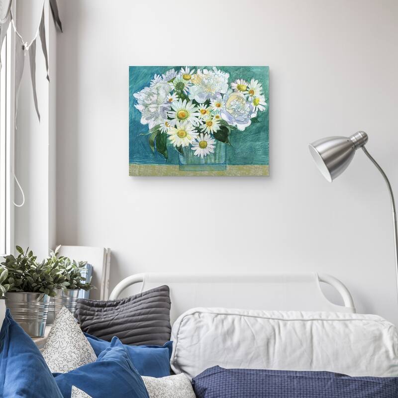 Mixed Whites by Maret Hensick Canvas Art Print