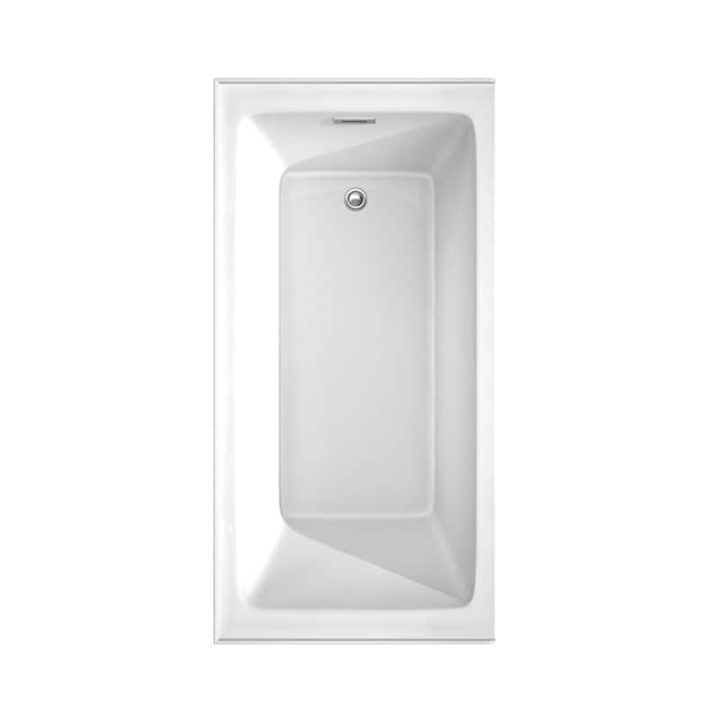 Grayley 60-Inch x 30-Inch Alcove Bathtub in White with Options