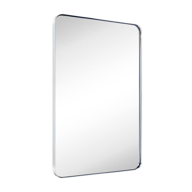 TEHOME Kengston Modern & Contemporary Rectangular Bathroom Vanity Mirror - 30'' x 48'' - Polished Nickel