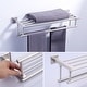 preview thumbnail 9 of 8, Two Towel Holders Wall mounted Towel Rack