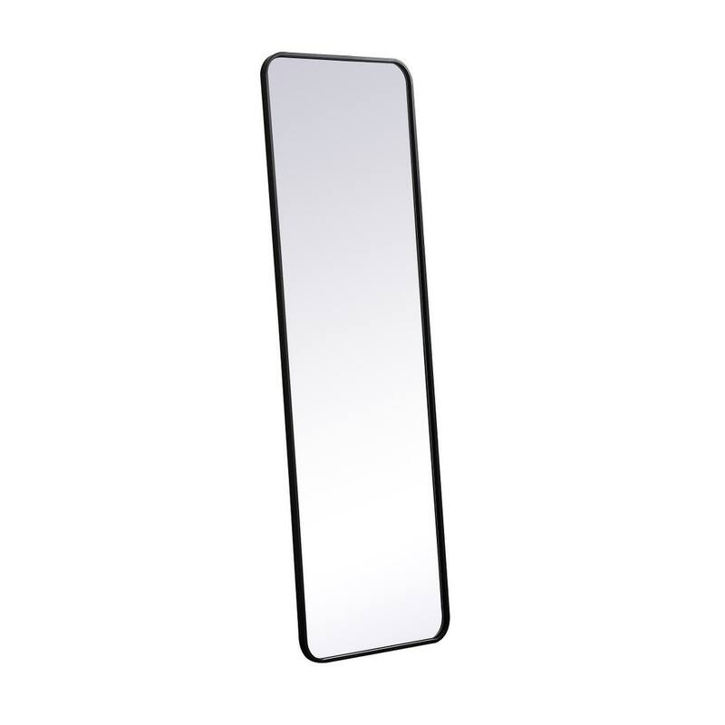Ezra Soft Corner Metal Rectangular Mirror