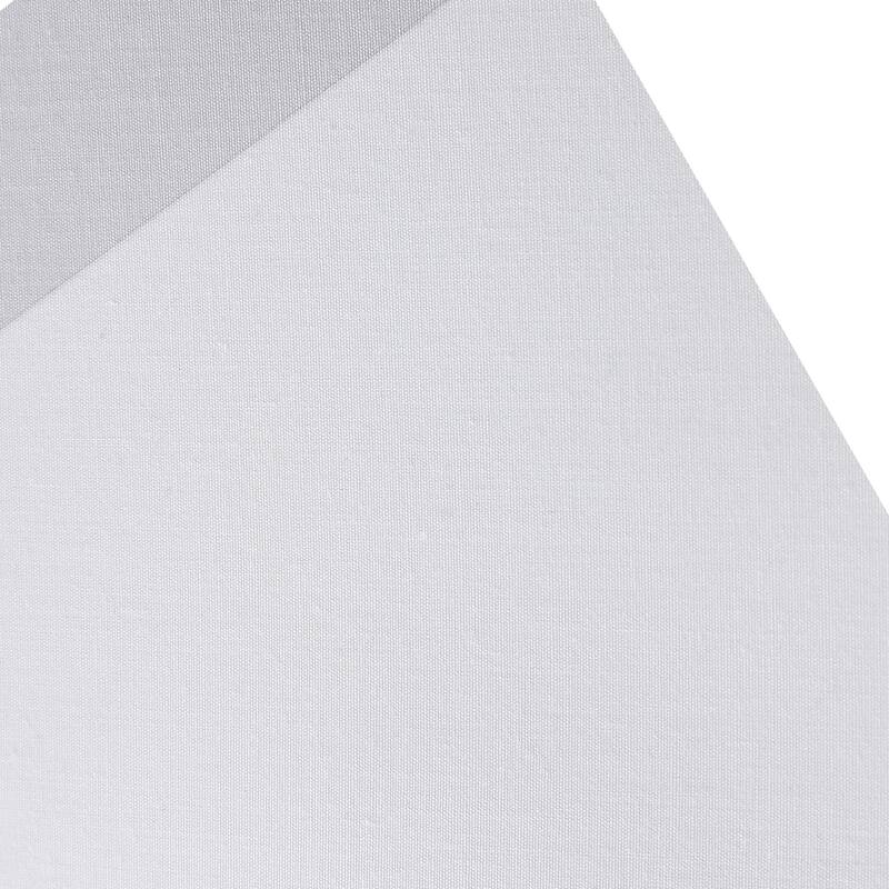 Wall Sconce Light With White Fabric Shade