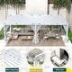 preview thumbnail 117 of 188, EROMMY Outdoor Louvered Pergola Gazebo with Adjustable Aluminum Rainproof Roof