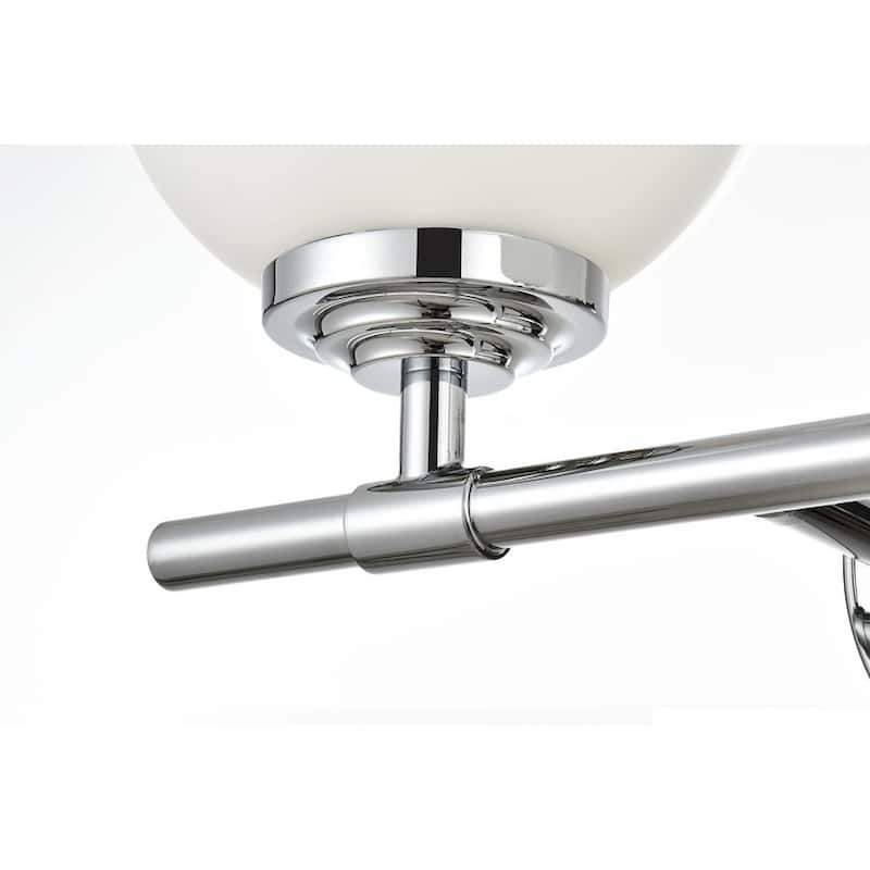 Ash 1 Light Black and Frosted White Bath Sconce