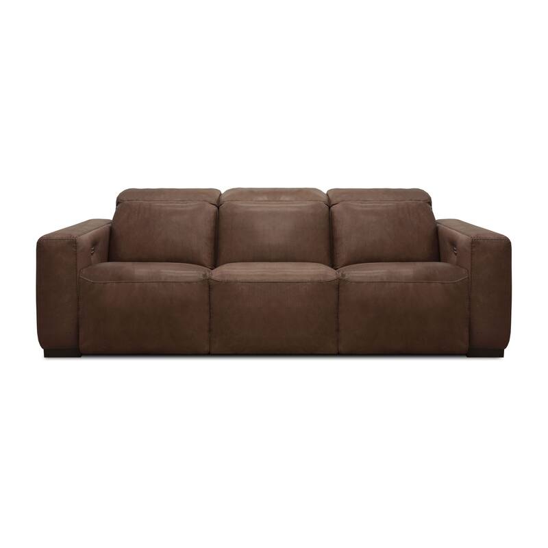 Capri Full Grain Leather Power Recliner Sofa