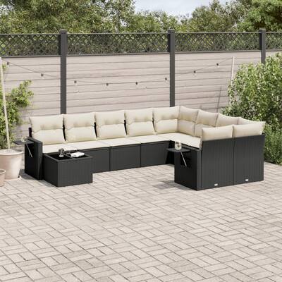 vidaXL Garden Sofa Set - 21.7 x 21.7 x 14.6