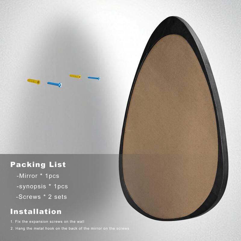 Unique Silhouette: Curved-shaped, Stylish Wall Mirror
