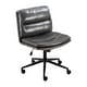 preview thumbnail 24 of 43, Roundhill Bizerte Adjustable Swivel Criss Cross Chair, Wide Seat Office Chair Vanity Chair
