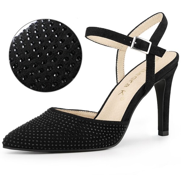 pointed toe slingback heels