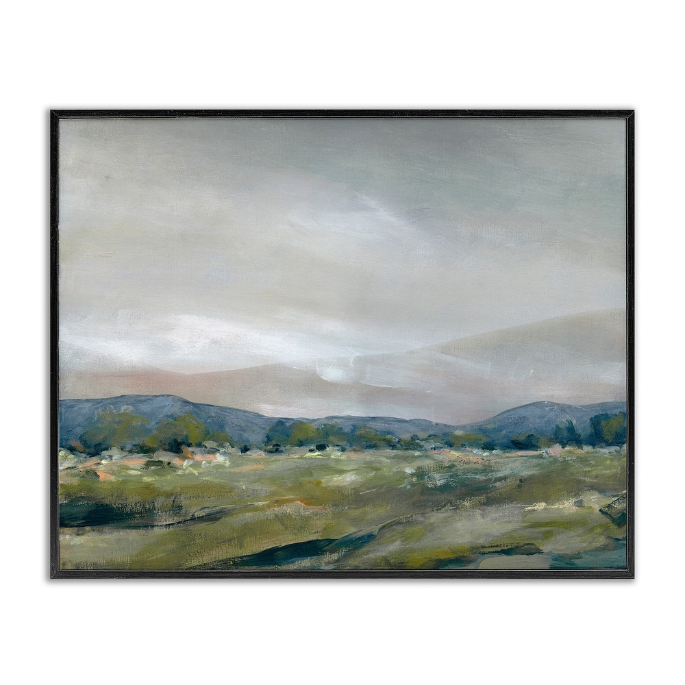 Stupell Foggy Morning Mountains Framed Giclee Art Design By Carol Robinson