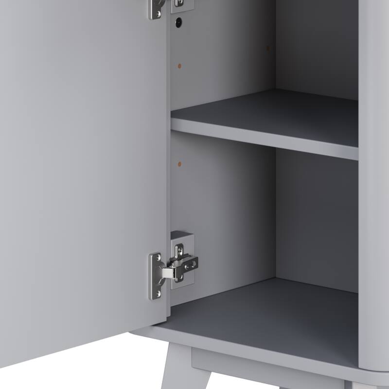 68" H Tall Bathroom Storage Cabinet with Adjustable Shelves and One Drawer & Door, Storage Cabinet for Bathroom, Living Room