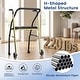 preview thumbnail 8 of 18, Costway Folding Walker for Seniors, Lightweight Aluminum Mobility