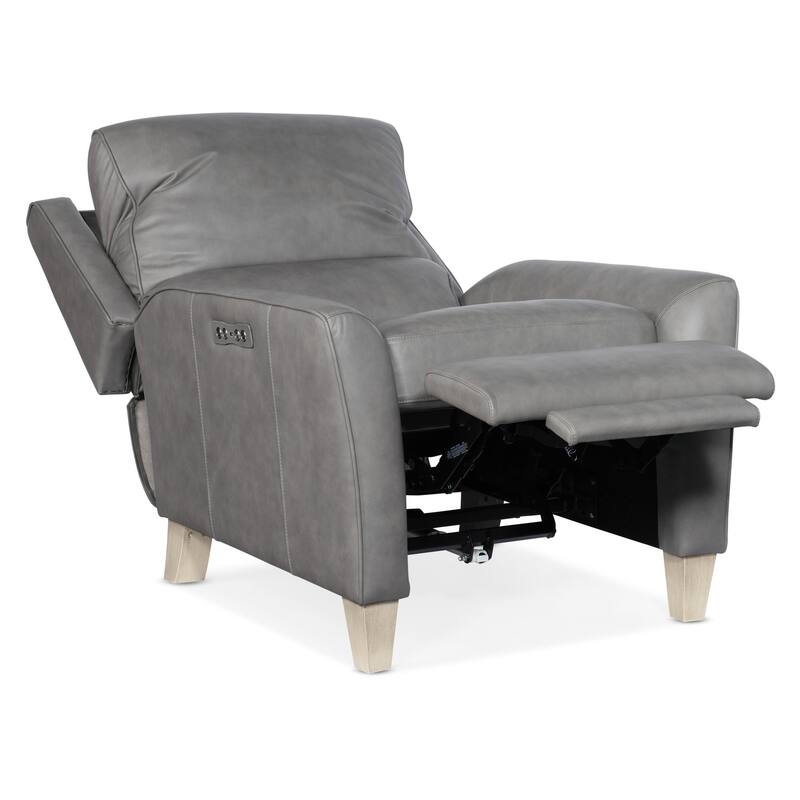 Hooker Furniture RC101-PH 34" Wide Leather Recliner Table