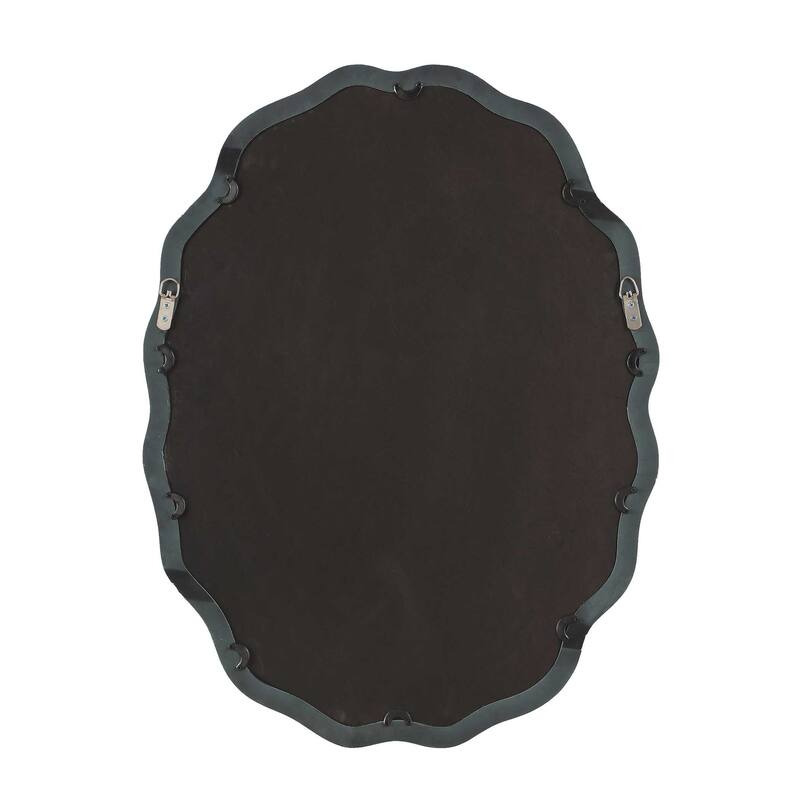 Uttermost Isly Robin's Egg Blue Oval Mirror - 24.00" W x 31.75" H x 1.25" D