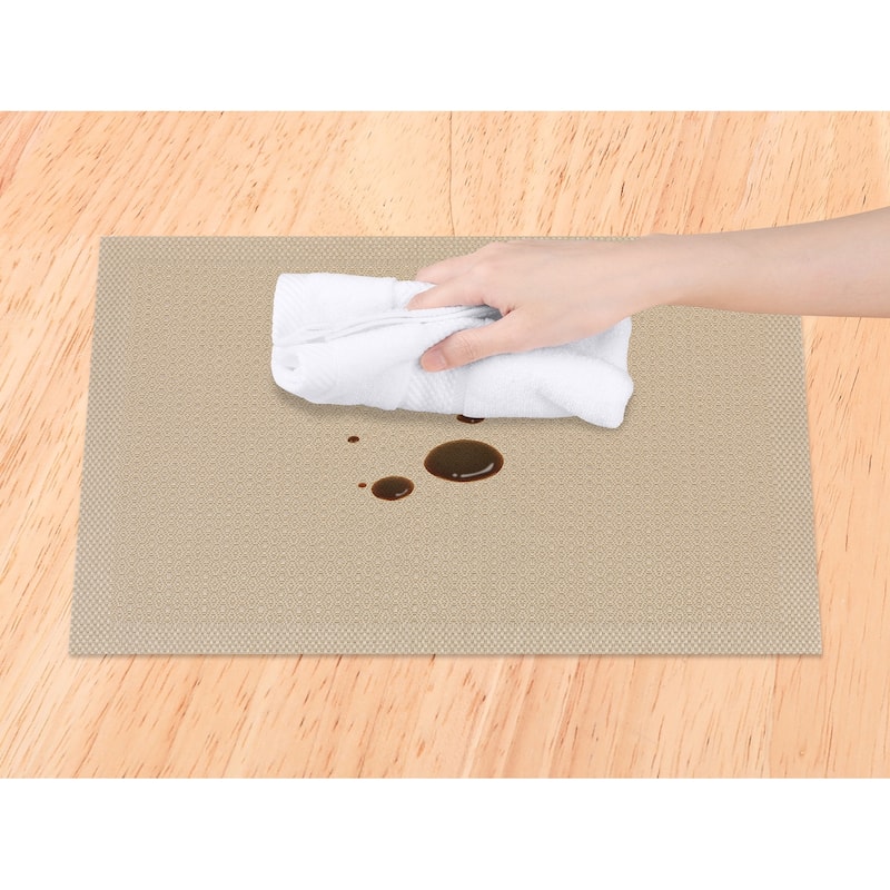 Rustic Placemats Set of 6 Placemats for Dining Table Decor Indoor Outdoor Kitchen Table Mat - 18*12in