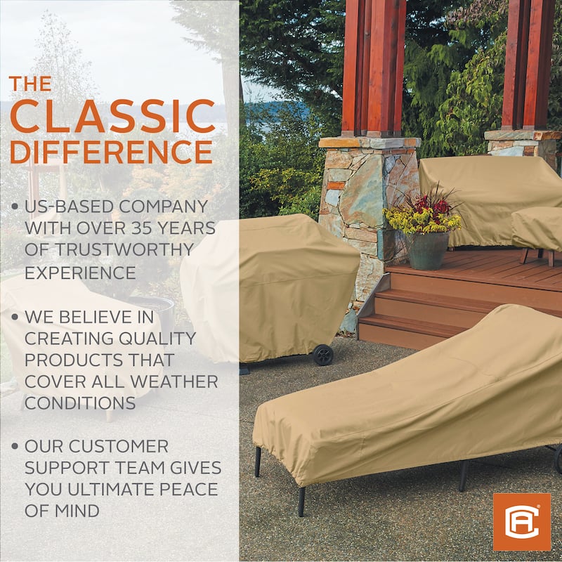 Classic Accessories Terrazzo Water-Resistant 11 Foot Patio Umbrella Cover