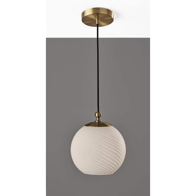 Adesso Swirl Pendant Light
