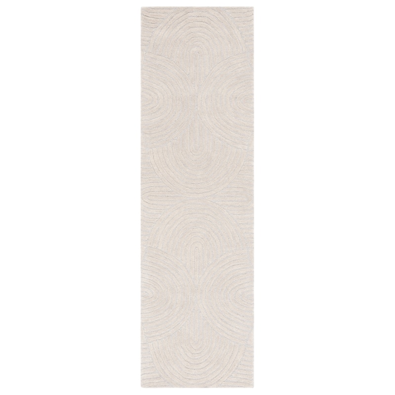 SAFAVIEH Handmade Chatham Hildelies Modern Wool Rug - 2'3" x 8' Runner - Grey