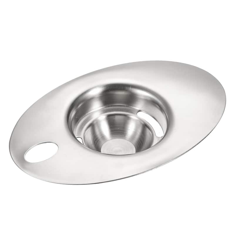 Egg Separator Stainless Steel Egg Yolk Separator Kitchen Baking Tool Egg Shape - Silver