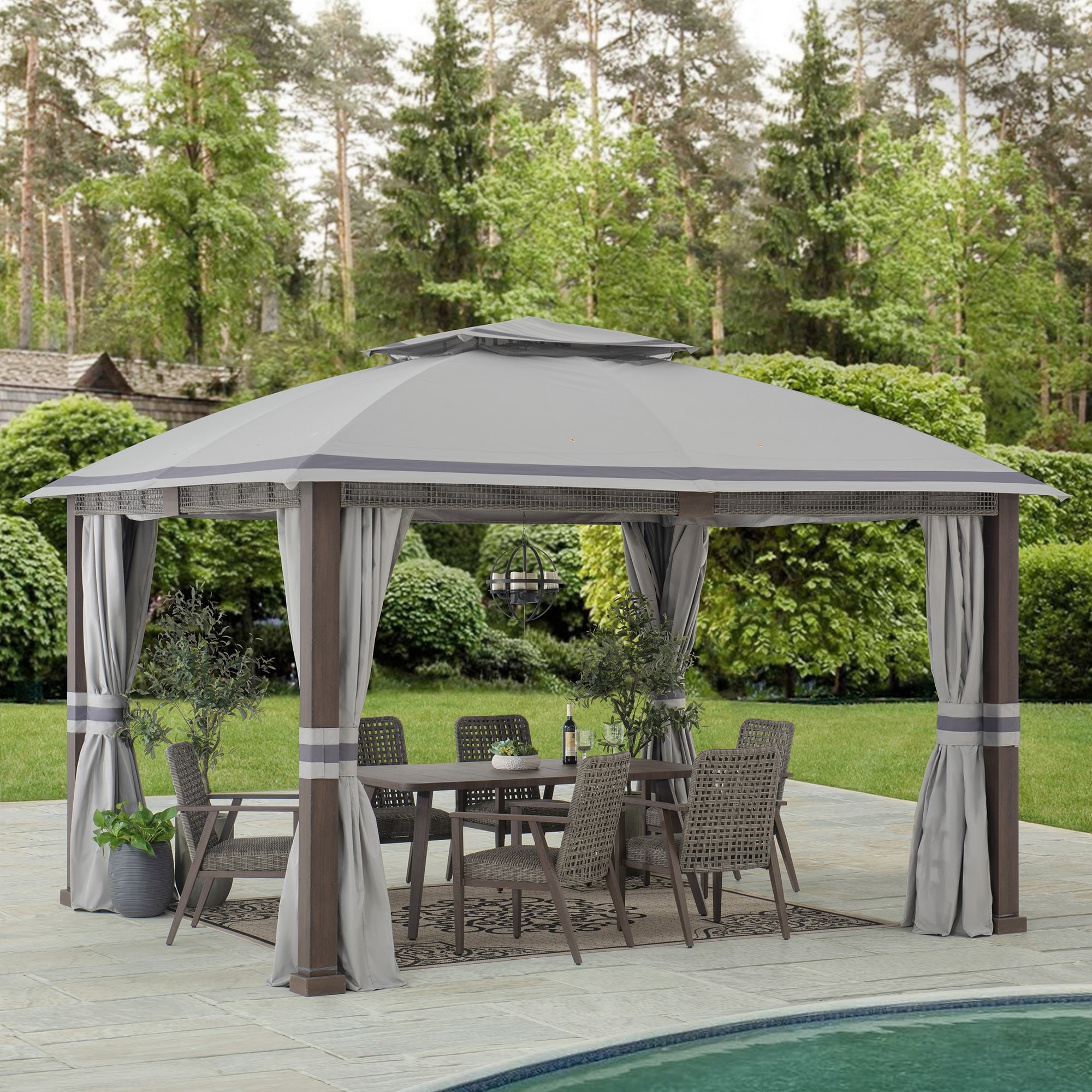 SummerCove Fiona 11 ft. x 13 ft. 2-Tier 