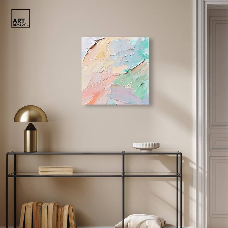 Flowing Mousse III Canvas by Art Remedy, Gallery Wrapped
