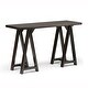 preview thumbnail 13 of 30, WYNDENHALL Hawkins Rustic Wood Console Table - 50 W x 16.5 D x 29.5 H