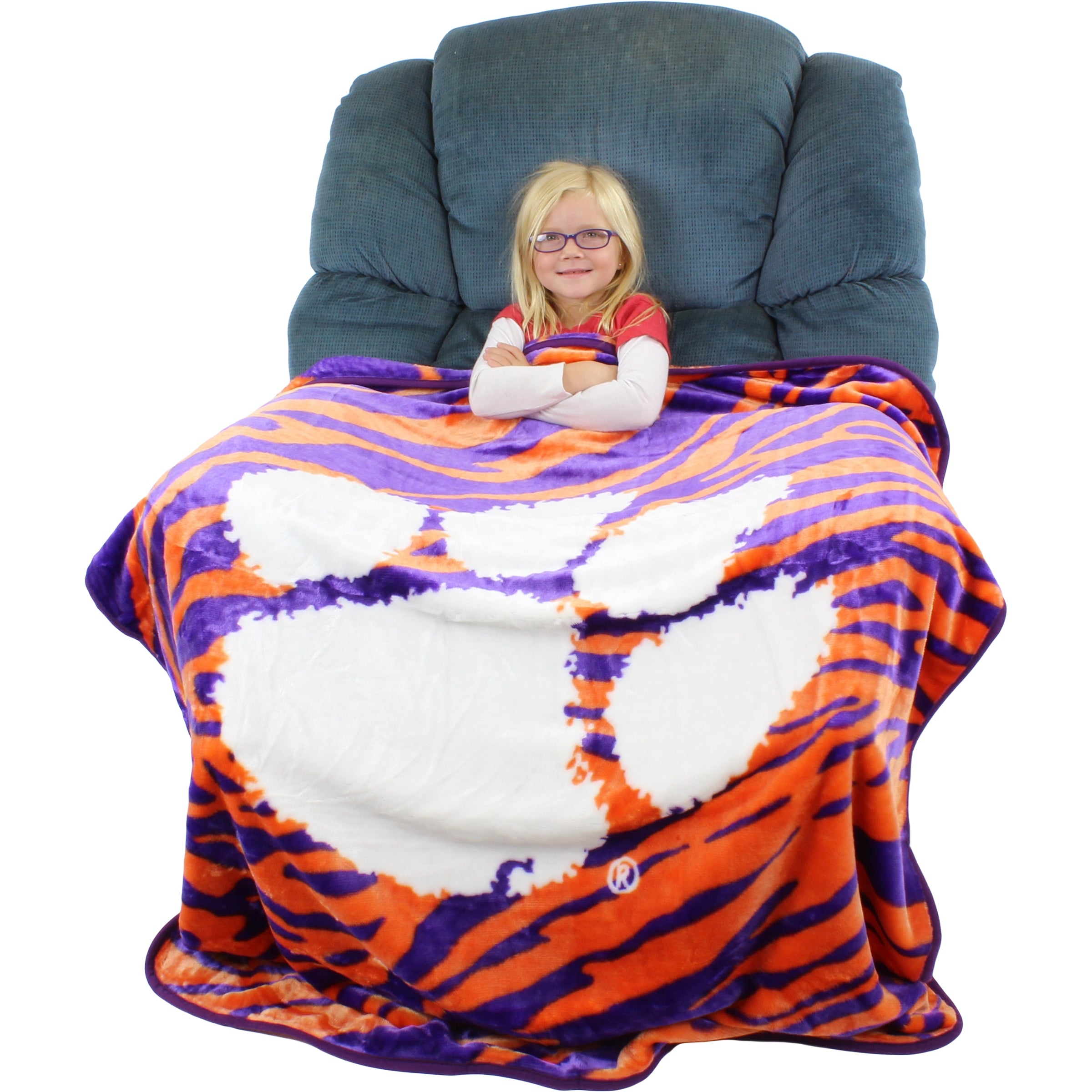 Clemson Tigers Raschel Throw Blanket 50 x 60 On Sale Bed Bath Beyond 19384926