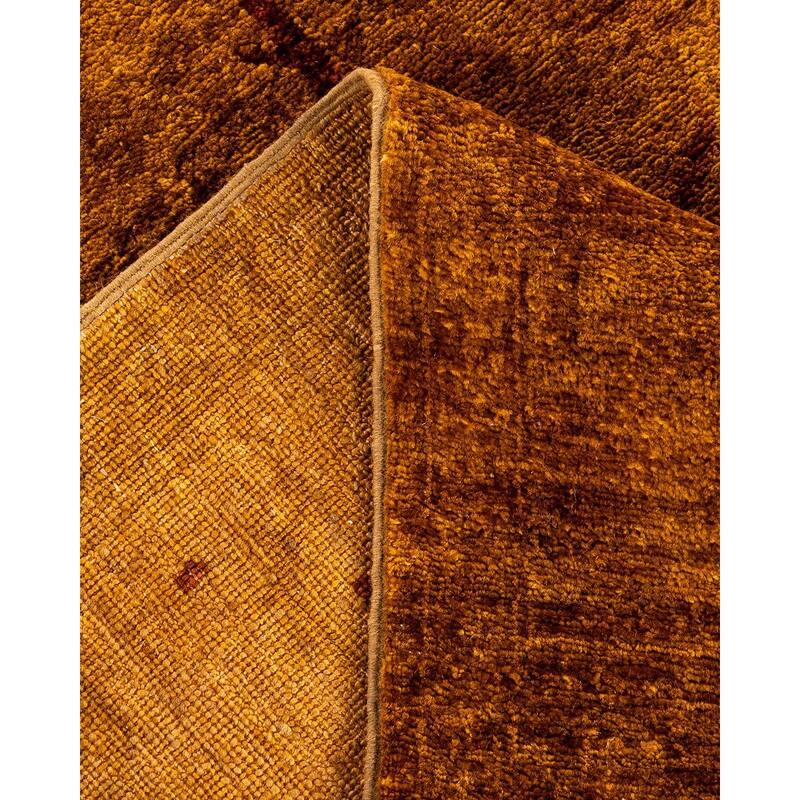 Contemporary Overdyed Wool Hand Knotted Area Rug - 6' 0" x 8' 8"