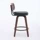 preview thumbnail 66 of 84, PU Leather Counter Height Bar Stools Set of 3/2