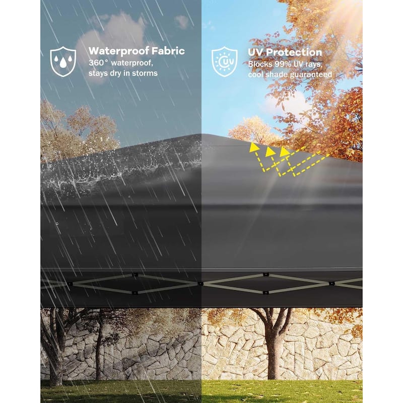 10x10 Heavy Duty Pop Up Canopy,Outdoor Canopy Tent with Portable Bag