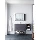preview thumbnail 8 of 31, James Martin Vanities Milan 35.4" Single Vanity, Modern Gray with Composite Stone Top