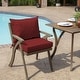 preview thumbnail 15 of 46, Arden Selections Leala Texture 21-inch Square Patio Chair Cushion Set