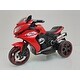 preview thumbnail 7 of 23, Futuristic 12V Ride-On Motorcycle for Kids with LED Wheels, Engine Sounds, and USB Music