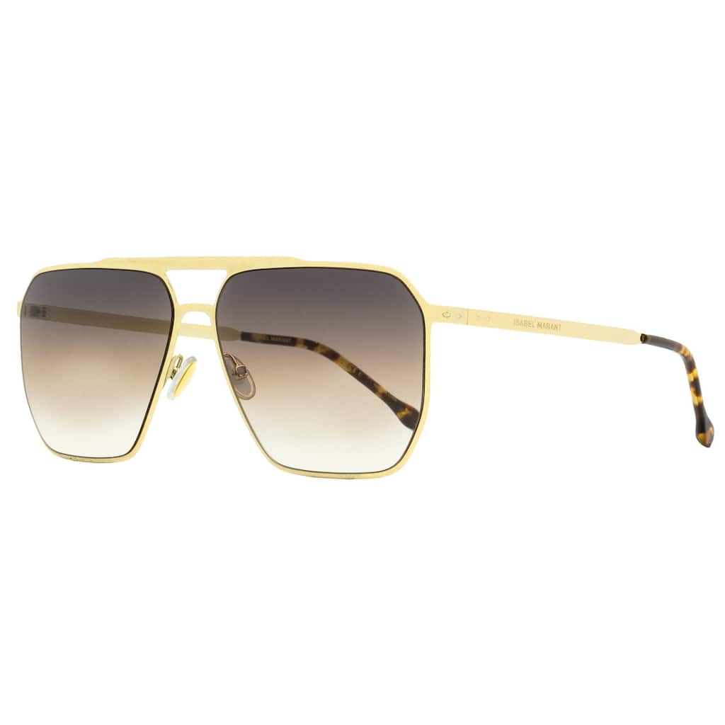 Isabel Marant Women's Rectangular Sunglasses - Gold