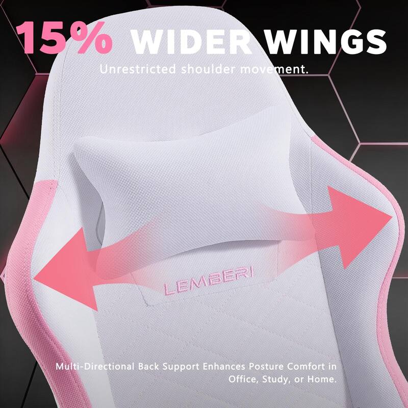 Bossin Gaming Chairs with Footrest, Big and Tall Chair 350lb Capacity, Racing Style Computer Chair with Ergonomic Lumbar Support