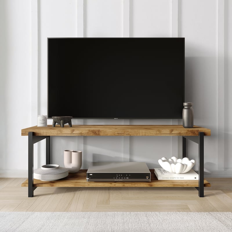 CraftPorch Rustic Metal TV Stand