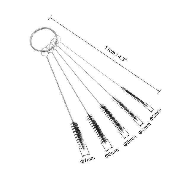Straw Cleaner Brush, 3pcs 4.3in Straw Brush Cleaner Short Straw