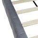 preview thumbnail 16 of 16, Modern Full Size Daybed Velvet Upholstered Sofa Bed Frame for Bedroom Living Room, Wood Slat Support