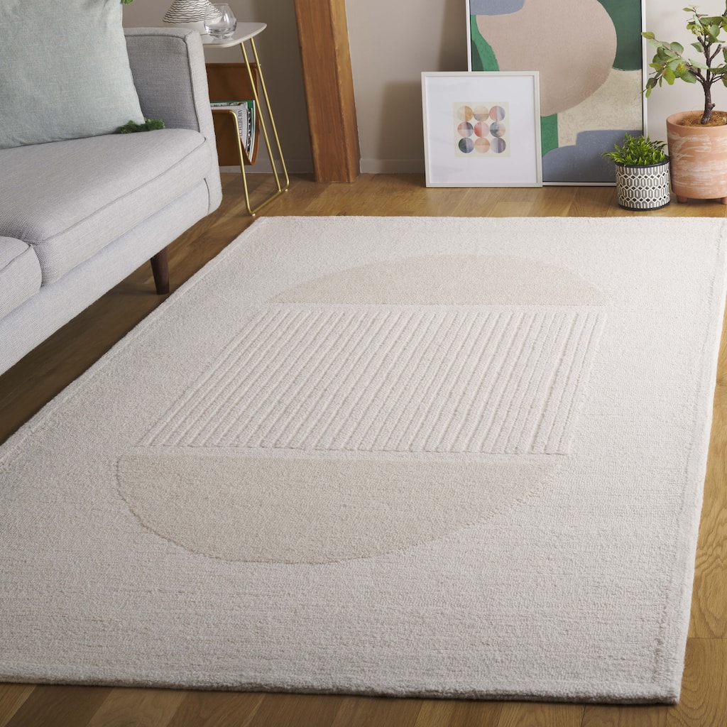 SAFAVIEH Handmade Rodeo Drive Aniyah Mid-Century Modern Wool Rug