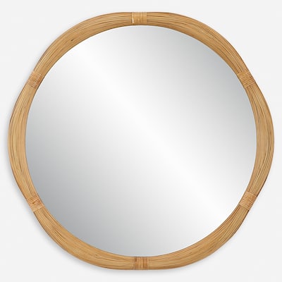 Uttermost 09960 Salina 39-3/4" Diameter Circular Framed Bathroom