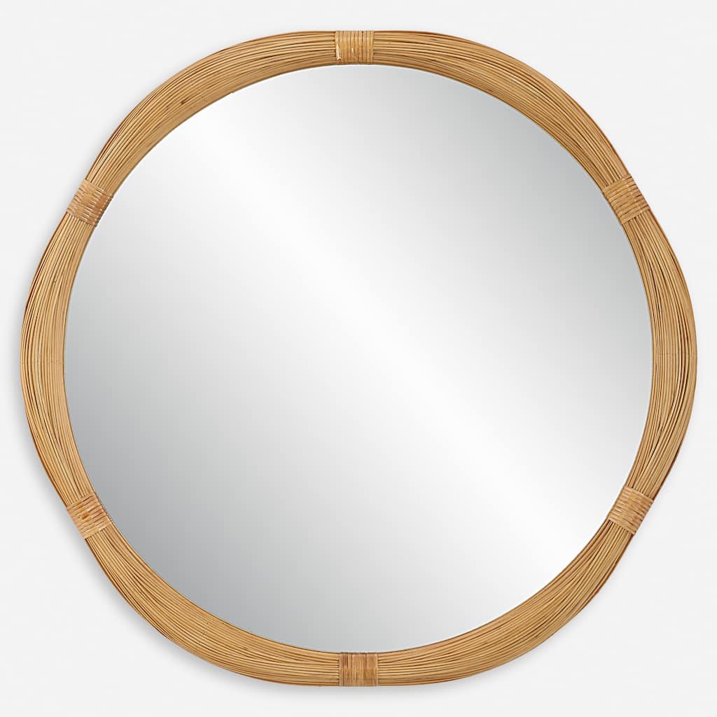 Uttermost 09960 Salina 39-3/4" Diameter Circular Framed Bathroom