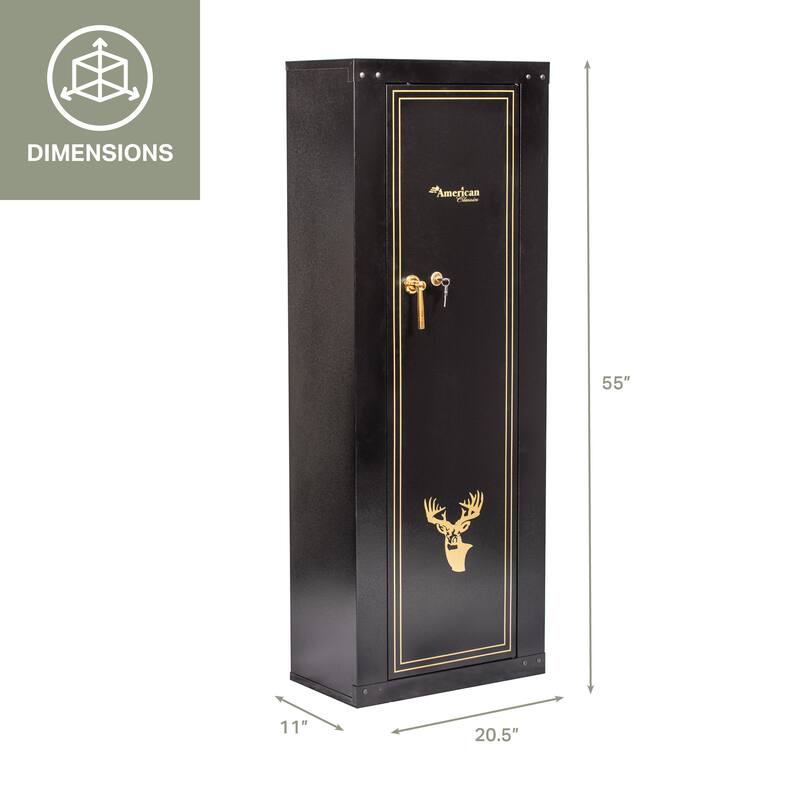 American Furniture Classics 910 Woodmark Series 10-gun Cabinet