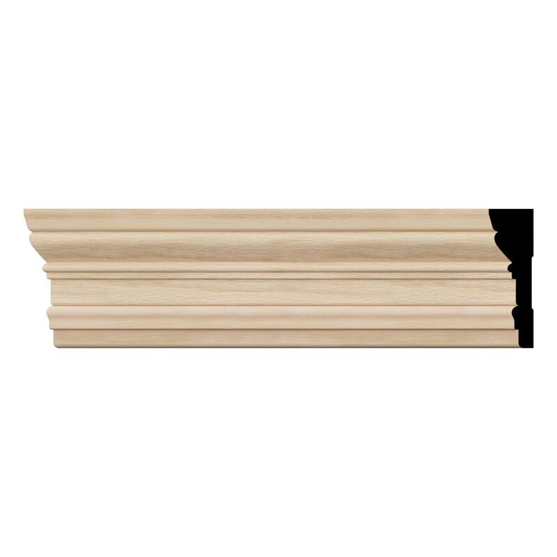 WM318 7/8-in D x 3-1/4-in W x 96-in L Americraft Solid Hardwood Stain Grade Colonial Casing Moulding - White Oak