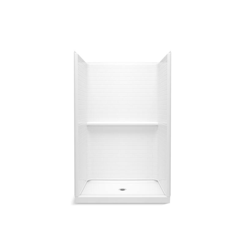 Sterling K-72520106 Traverse 76-3/8" High x 48" Composite Shower with - White