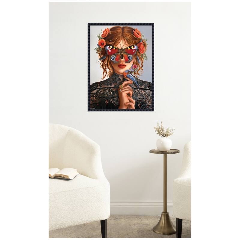 Kate and Laurel Dreamer by Charlotte Brindley Framed Canvas Wall Art Print