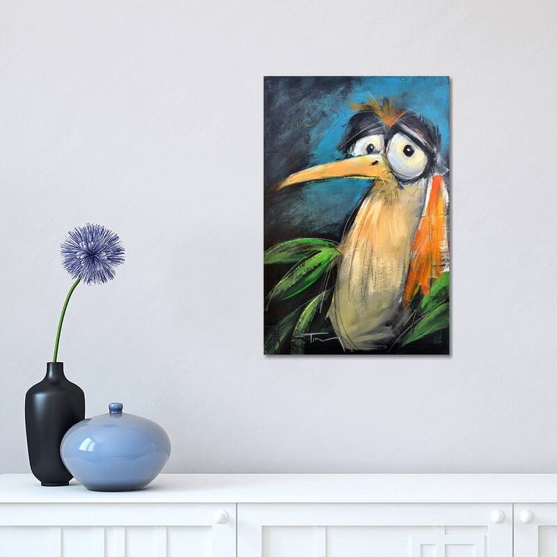 iCanvas "Larry Looks Lonely" by Tim Nyberg Canvas Print - 18x12x1.5