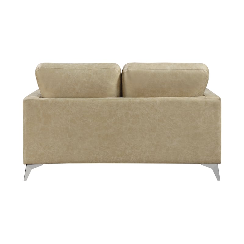 Cressey Microfiber Living Room Loveseat